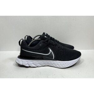 Nike React Infinity Run Flyknit 2 Black White CT2357-002 Men's Sneaker Size 11